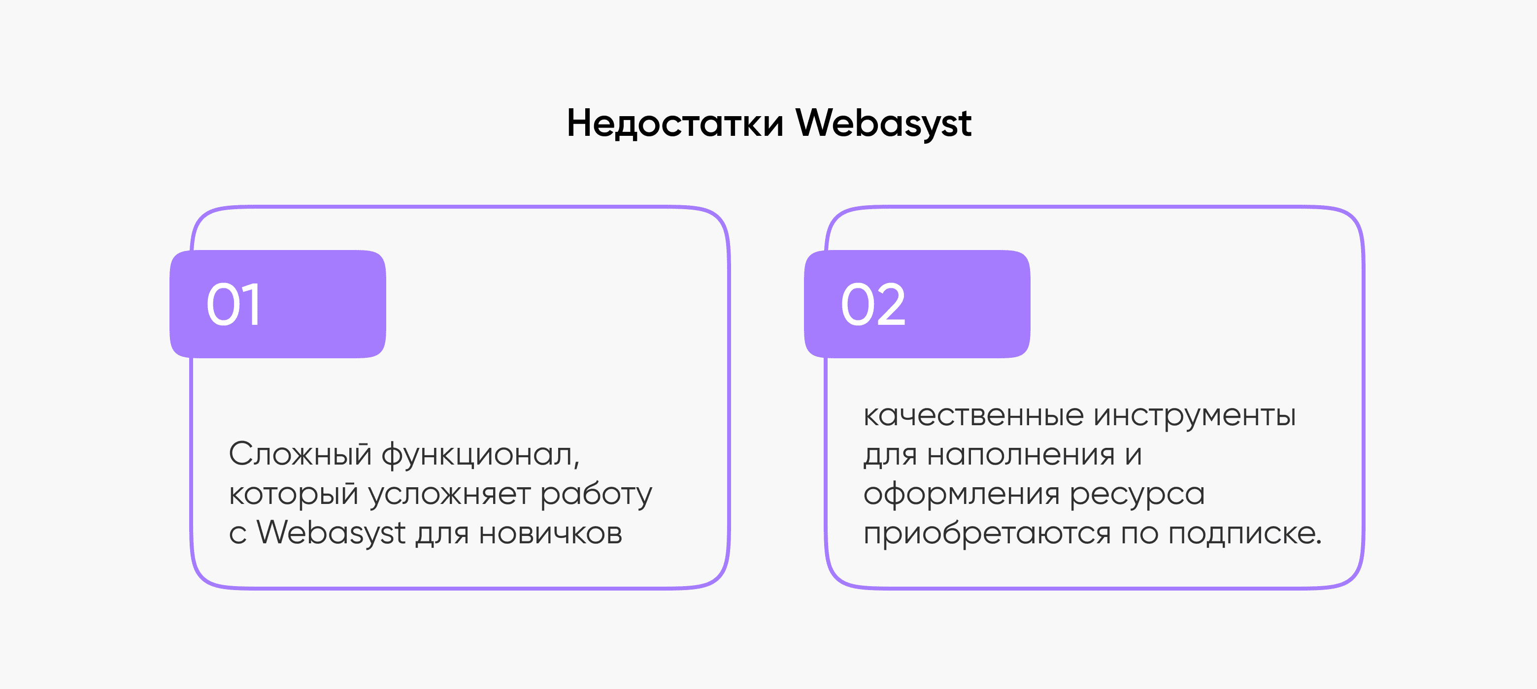 frame 758531613 Недостатки Webasyst